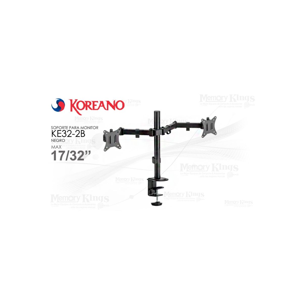 GENERICO - Soporte Ajustable Para Monitor Koreano Ke32-2B, Compatible Con Pantallas De 17 A 32 Pulgad