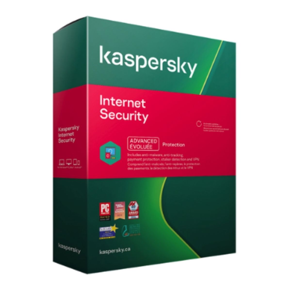 KASPERSKY - Kaspersky Internet Security 10 Pcs - Protección Total Contra Amenazas En Línea,