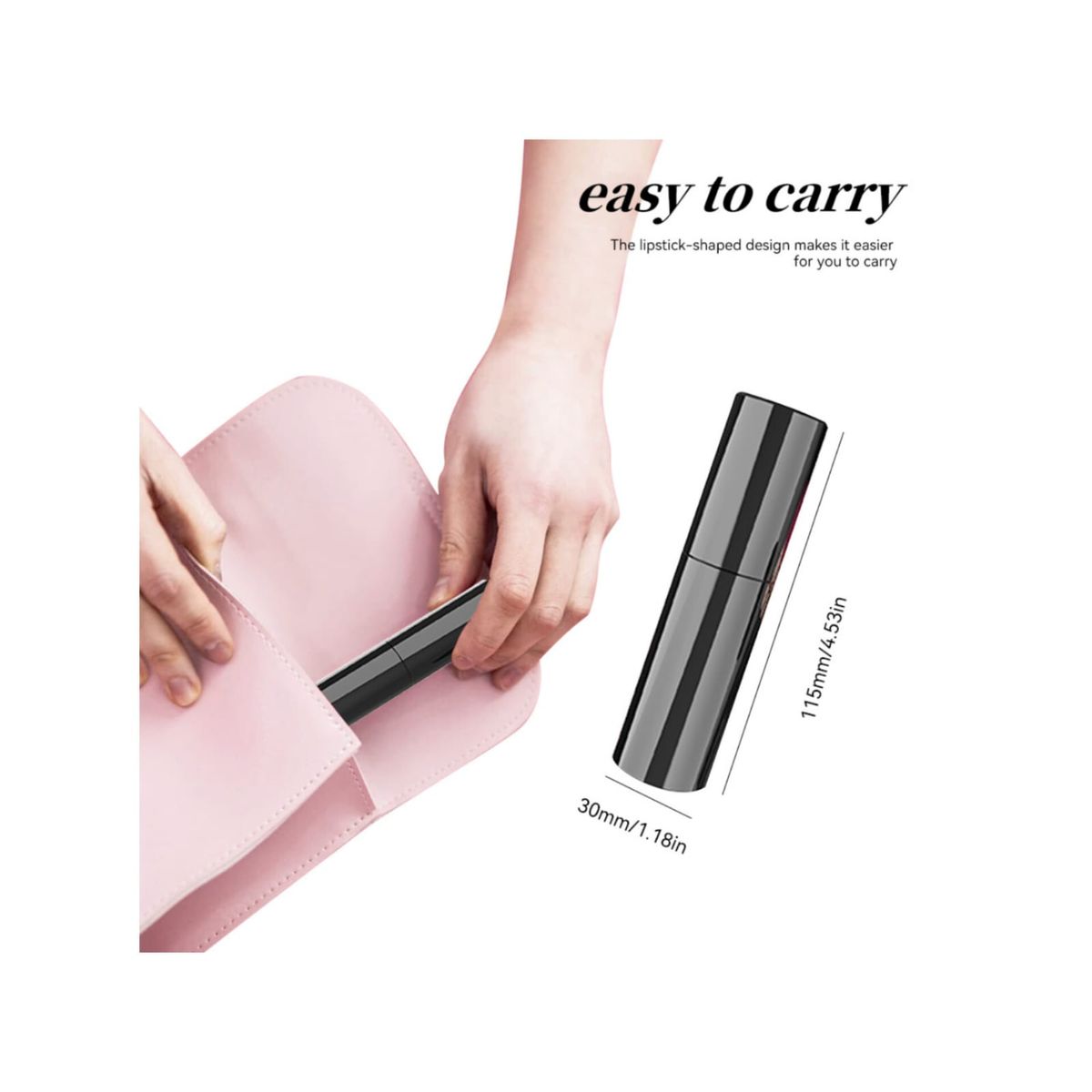 GENERICO - SUCCIONADOR EN FORMA LAPIZ LABIAL CON VIBRACION