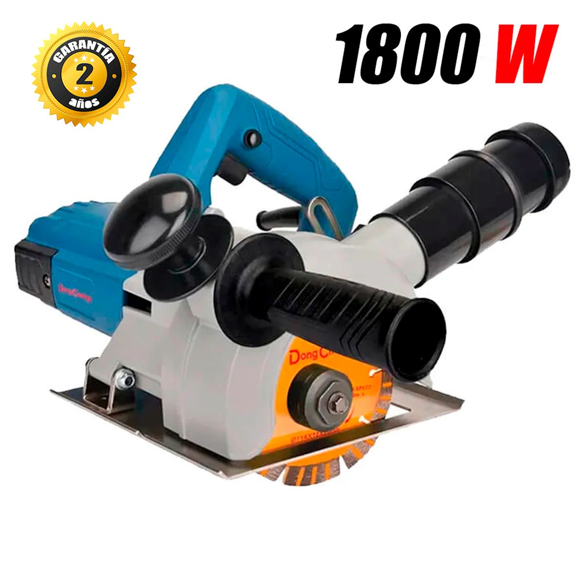 DONGCHENG - Ranuradora Acanaladora Pared Concreto Dongcheng 5 DZR125S 1800W