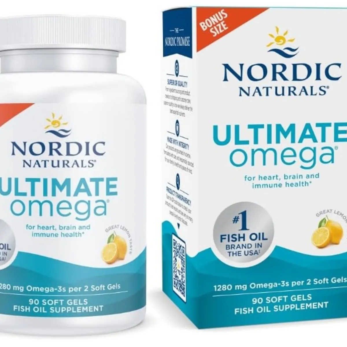 Nordic - Omega 3 Ultimate 1280 mg Nordic Naturals 90 Cápsulas