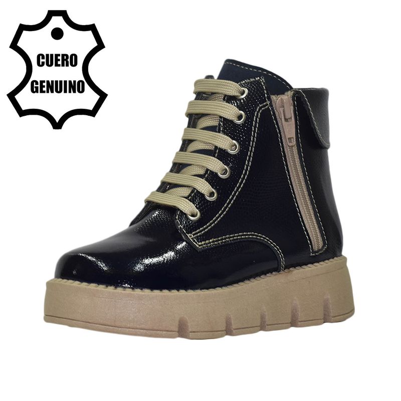 BRUNO KIDS - BOTÍN NIÑA BRUNO KIDS DE CUERO AZUL