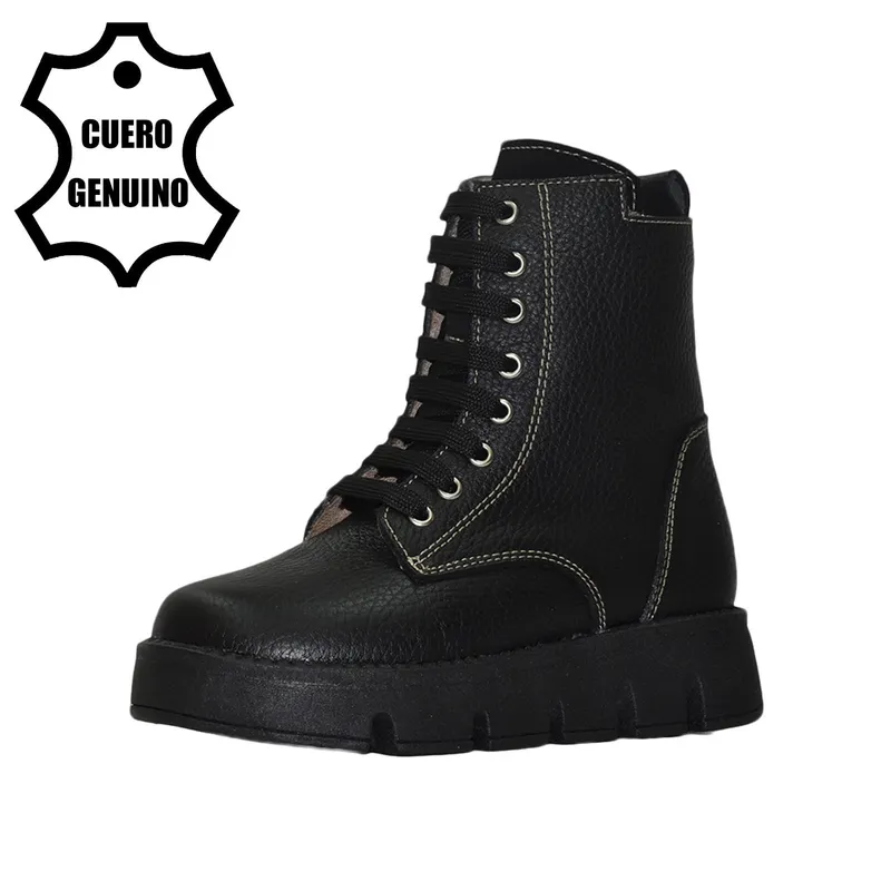 BRUNO KIDS - BOTÍN NIÑA BRUNO KIDS DE CUERO NEGRO