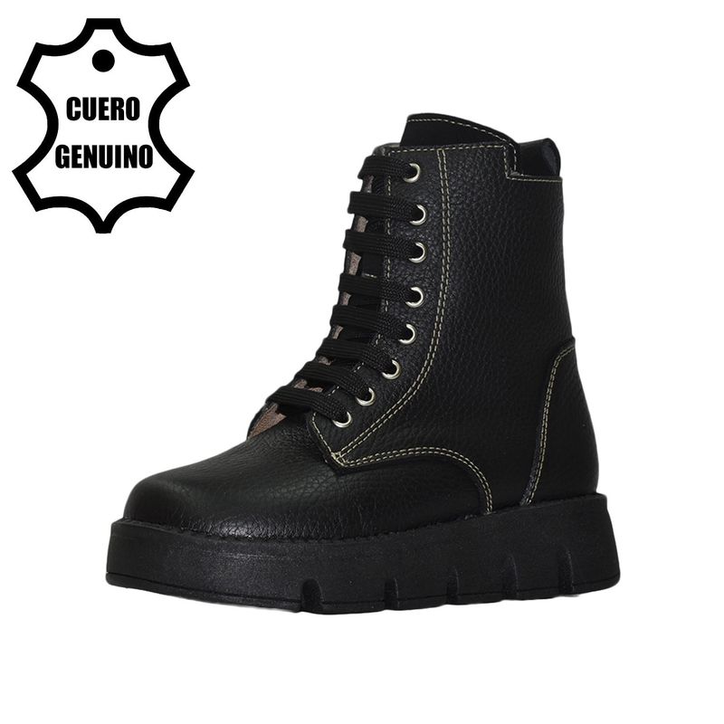 BRUNO KIDS - BOTÍN NIÑA BRUNO KIDS DE CUERO NEGRO