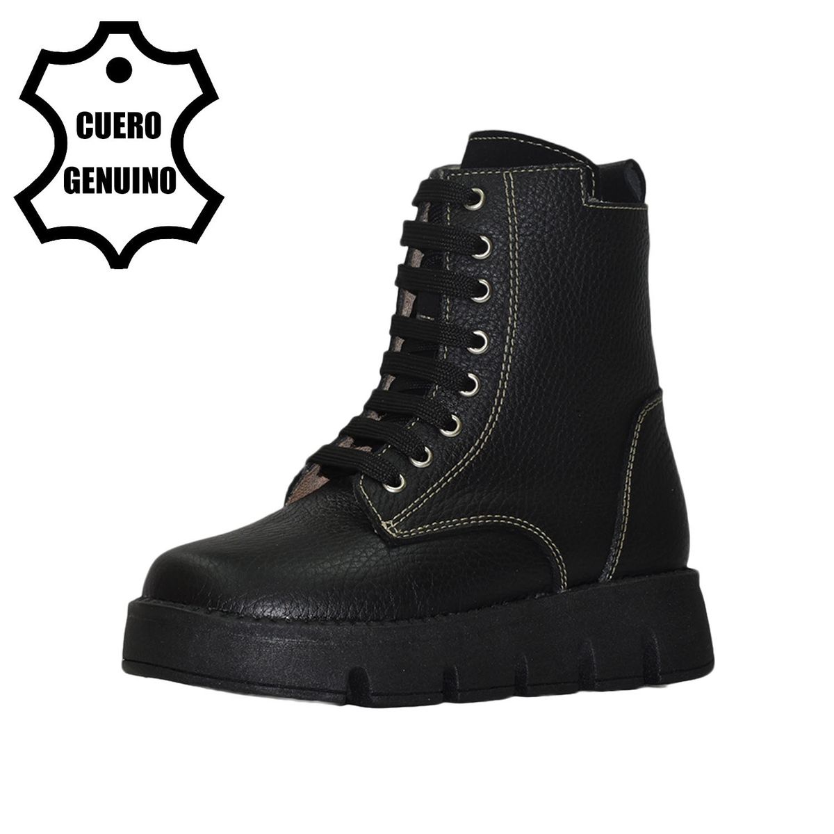 BRUNO KIDS - BOTÍN NIÑA BRUNO KIDS DE CUERO NEGRO