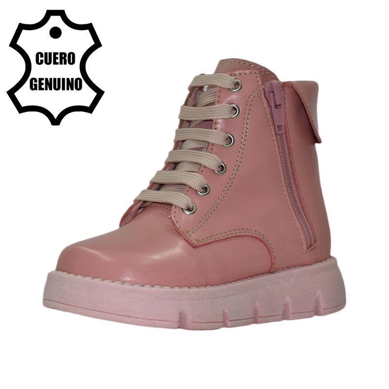 BRUNO KIDS - BOTÍN NIÑA BRUNO KIDS DE CUERO ROSADO
