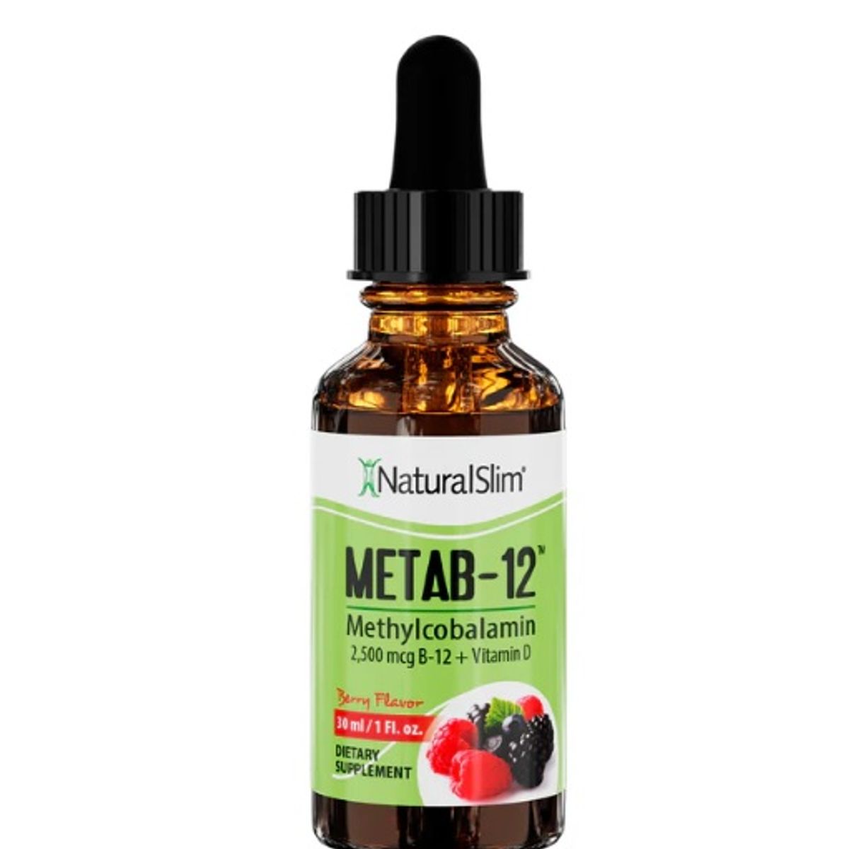 NATURALSLIM - Metab-12 30ml Sabor Berry Vitamin B-12 - Naturalslim