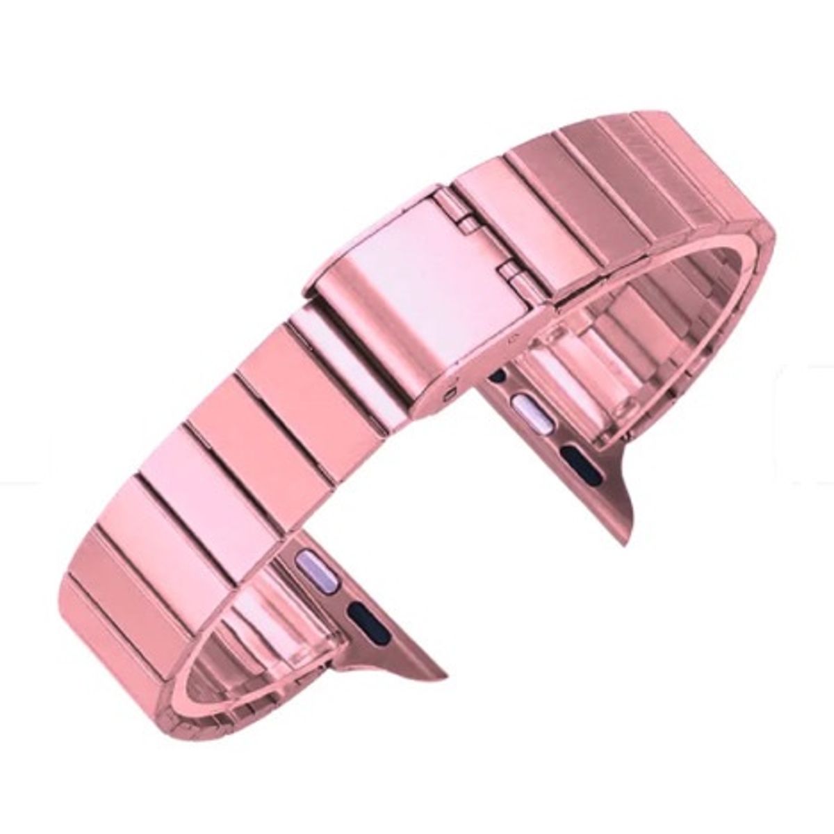 GENERICO - Correa Metálica Slim Para Apple Watch 41mm - Rosada