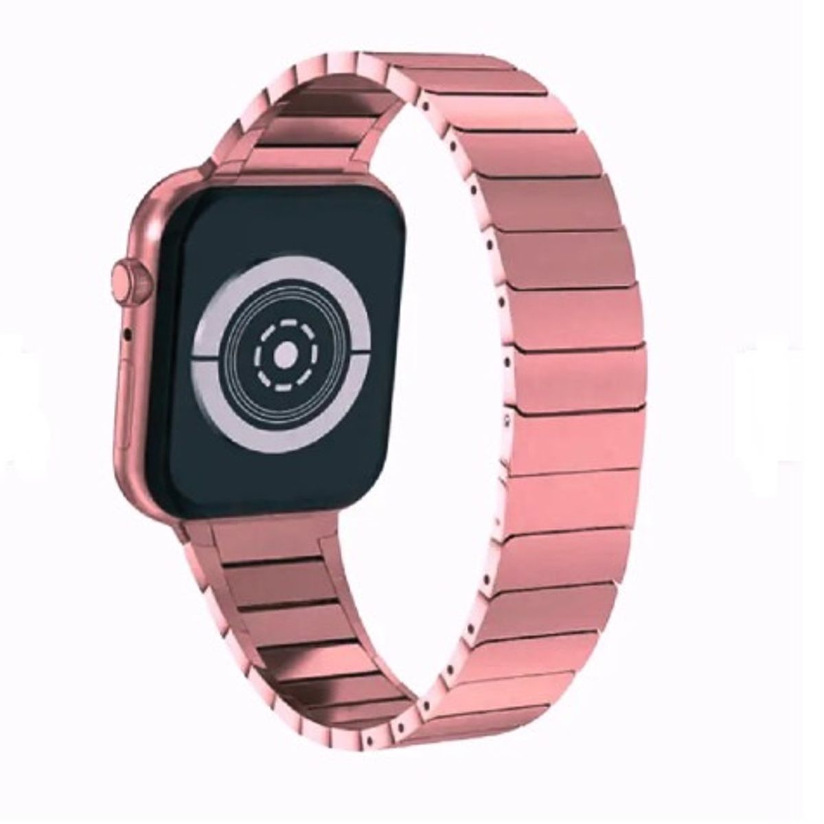 GENERICO - Correa Metálica Slim Para Apple Watch 41mm - Rosada