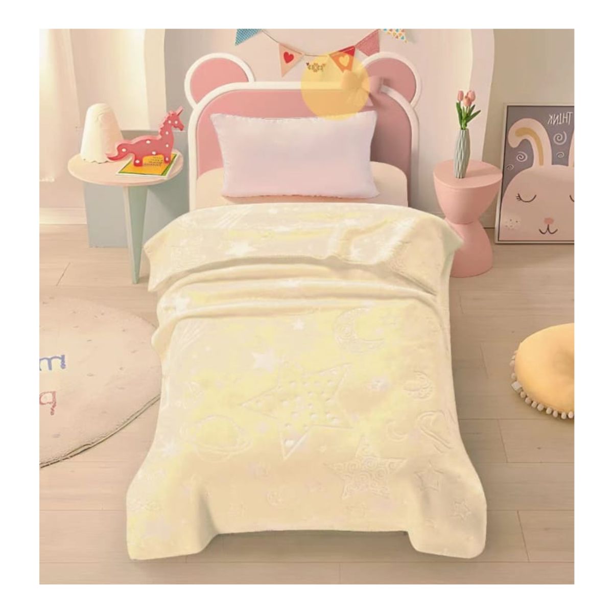 GENERICO - MANTA NUBE PARA CUNA DOBLE CARA