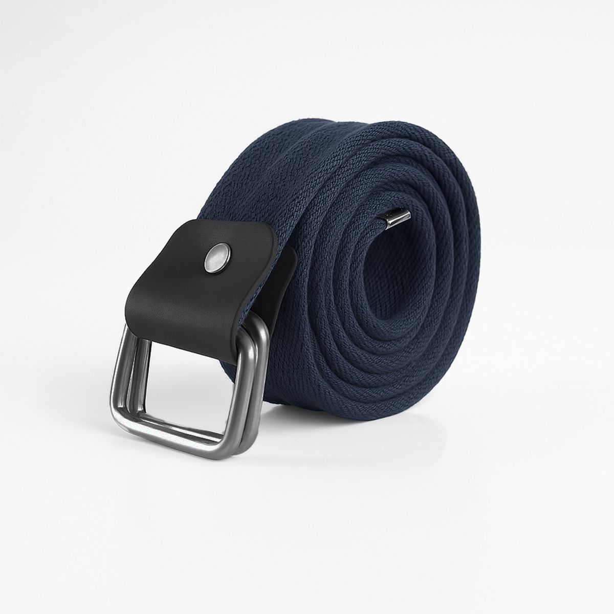 GENERICO - CORREA DE ALGODÓN NEGRO DOBLE D-RING