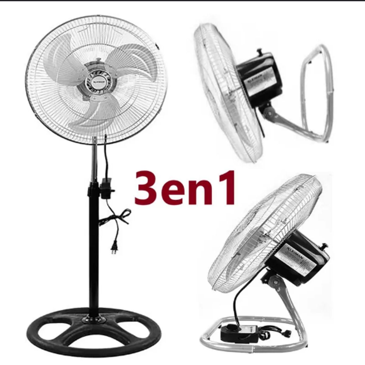 GENERICO - Ventilador 100W de 18" 3 en 1 gausho-18-3B