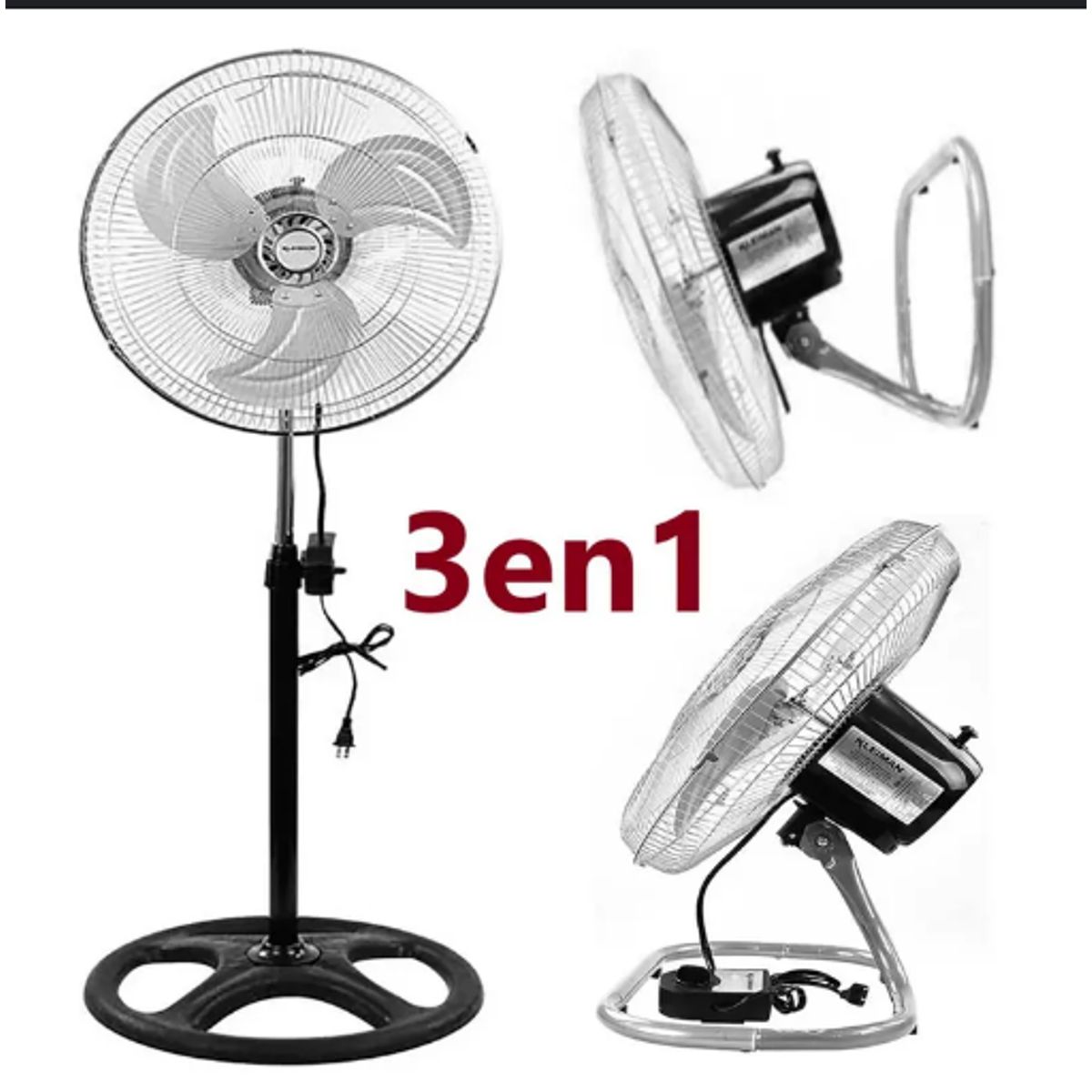 GENERICO - Ventilador 100W de 18" 3 en 1 gausho-18-3B