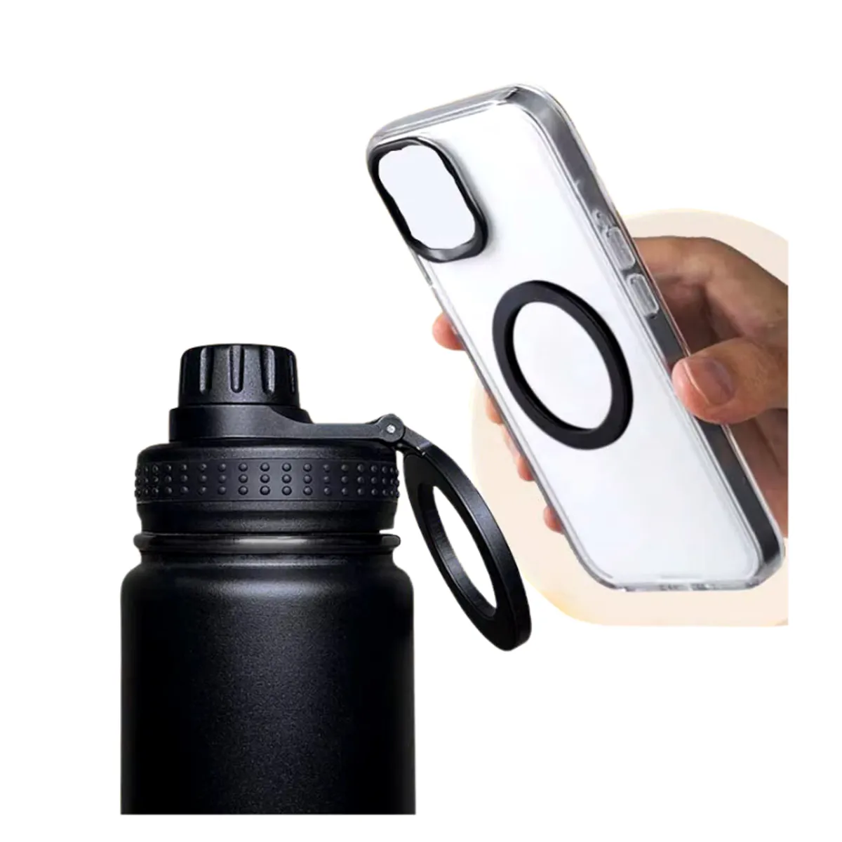 PRO ATHLETIC - TOMA TODO CON MAGSAFE - 750 ML NEGRO