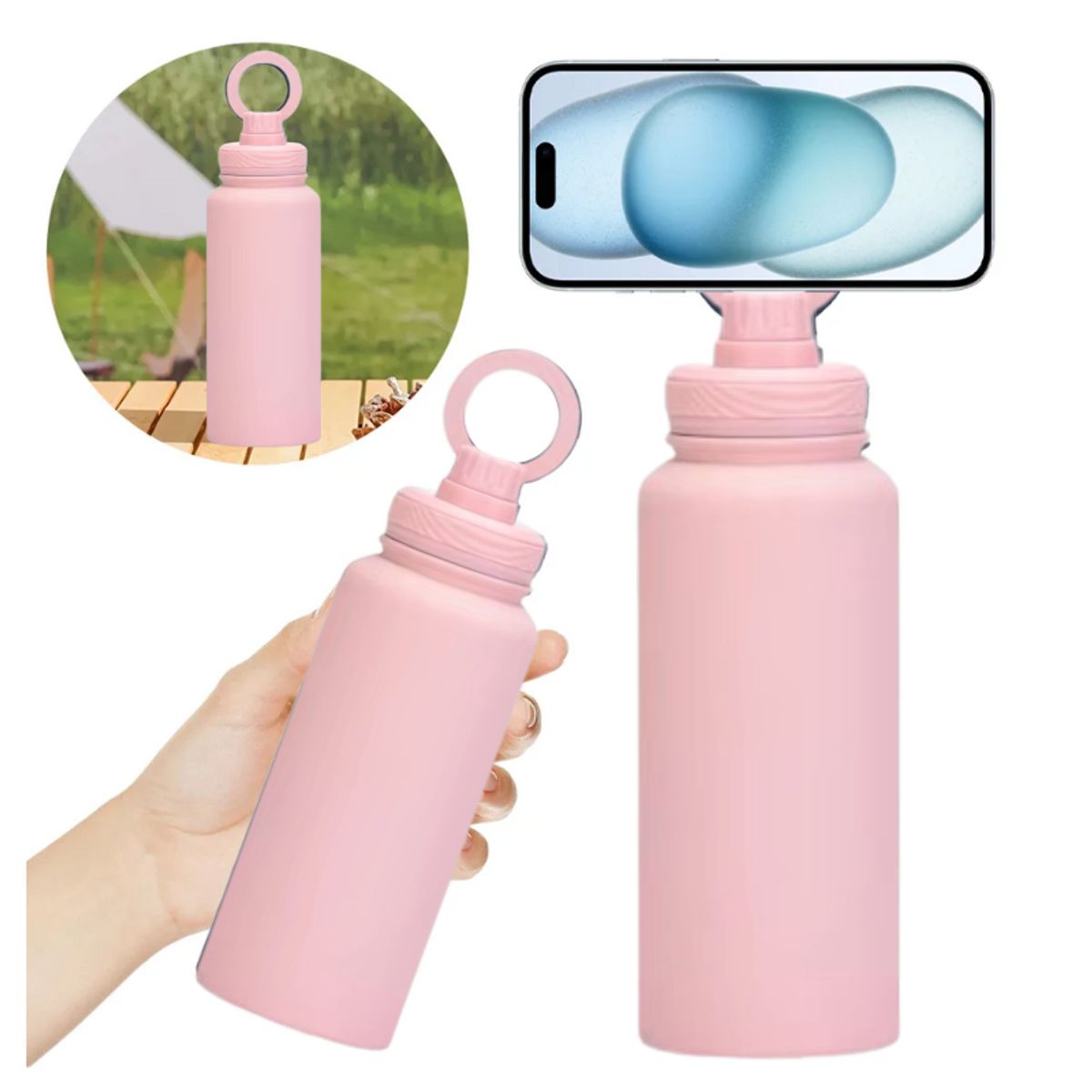 PRO ATHLETIC - TOMA TODO CON MAGSAFE - 1L ROSADO