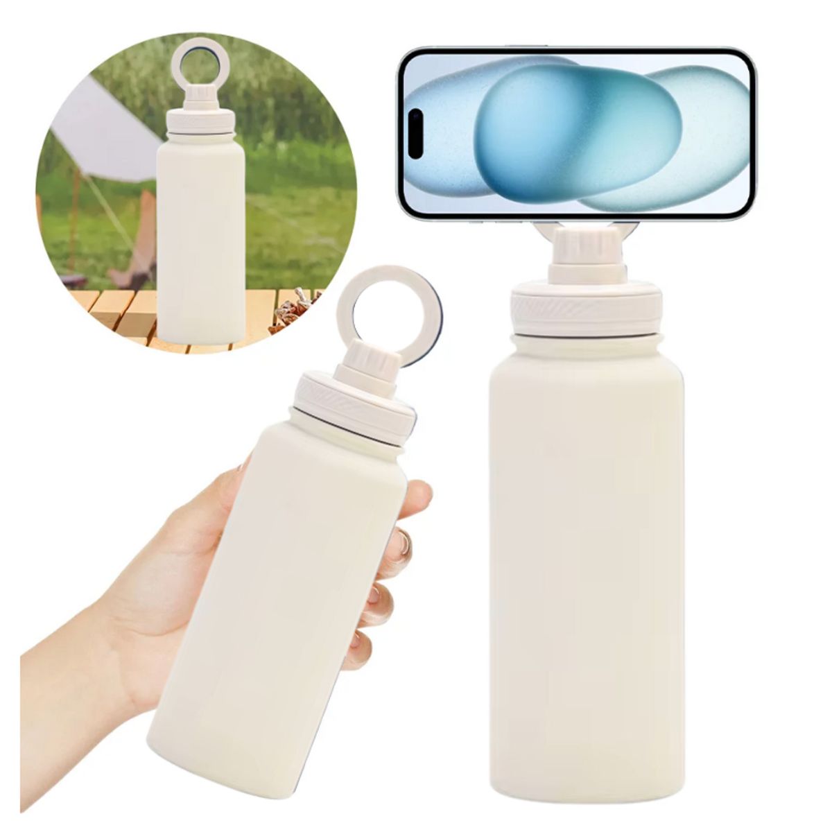 PRO ATHLETIC - TOMA TODO CON MAGSAFE - 1L BEIGE