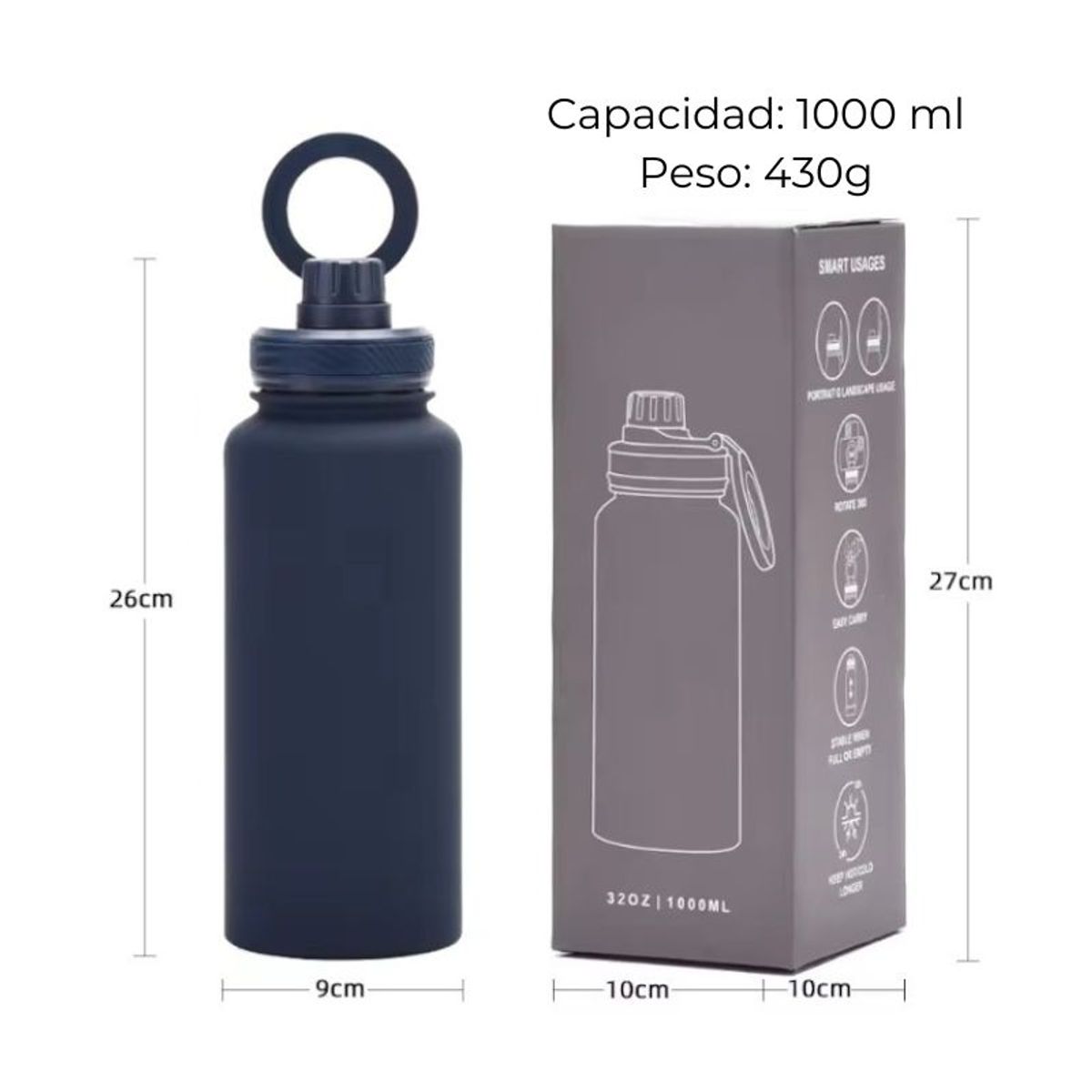 PRO ATHLETIC - TOMA TODO CON MAGSAFE - 1L AZUL