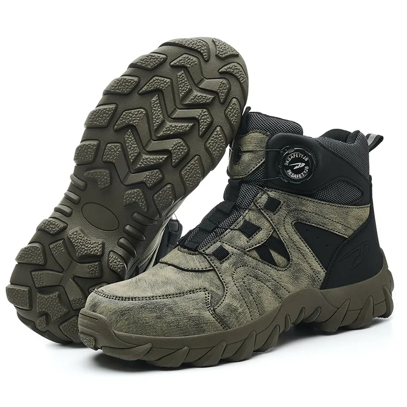 DANWEILE - Zapatos de Seguridad Zapato de Trabajo Botín De Seguridad