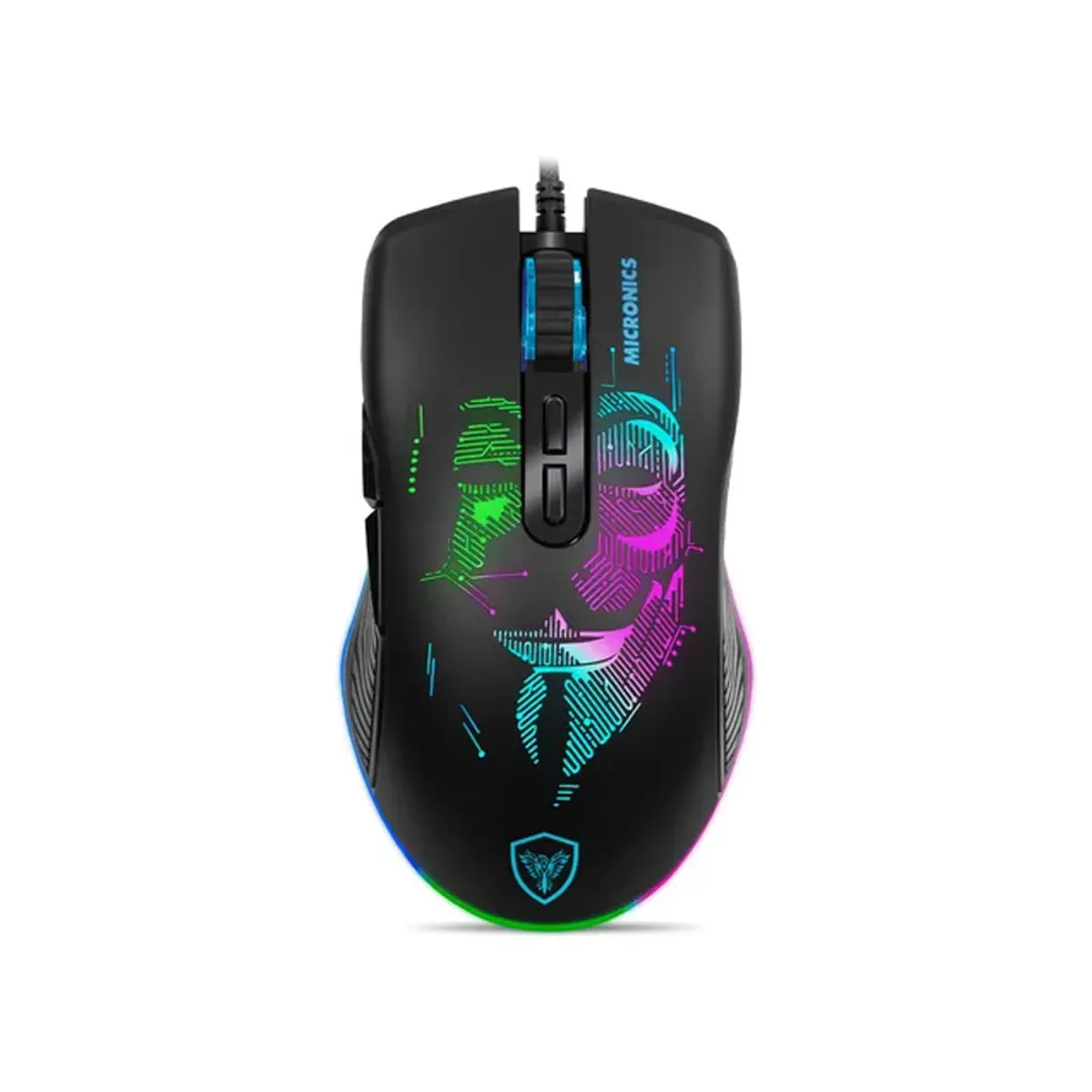 MICRONICS - Mouse Gamer Anonimus MIC GM859 Negro