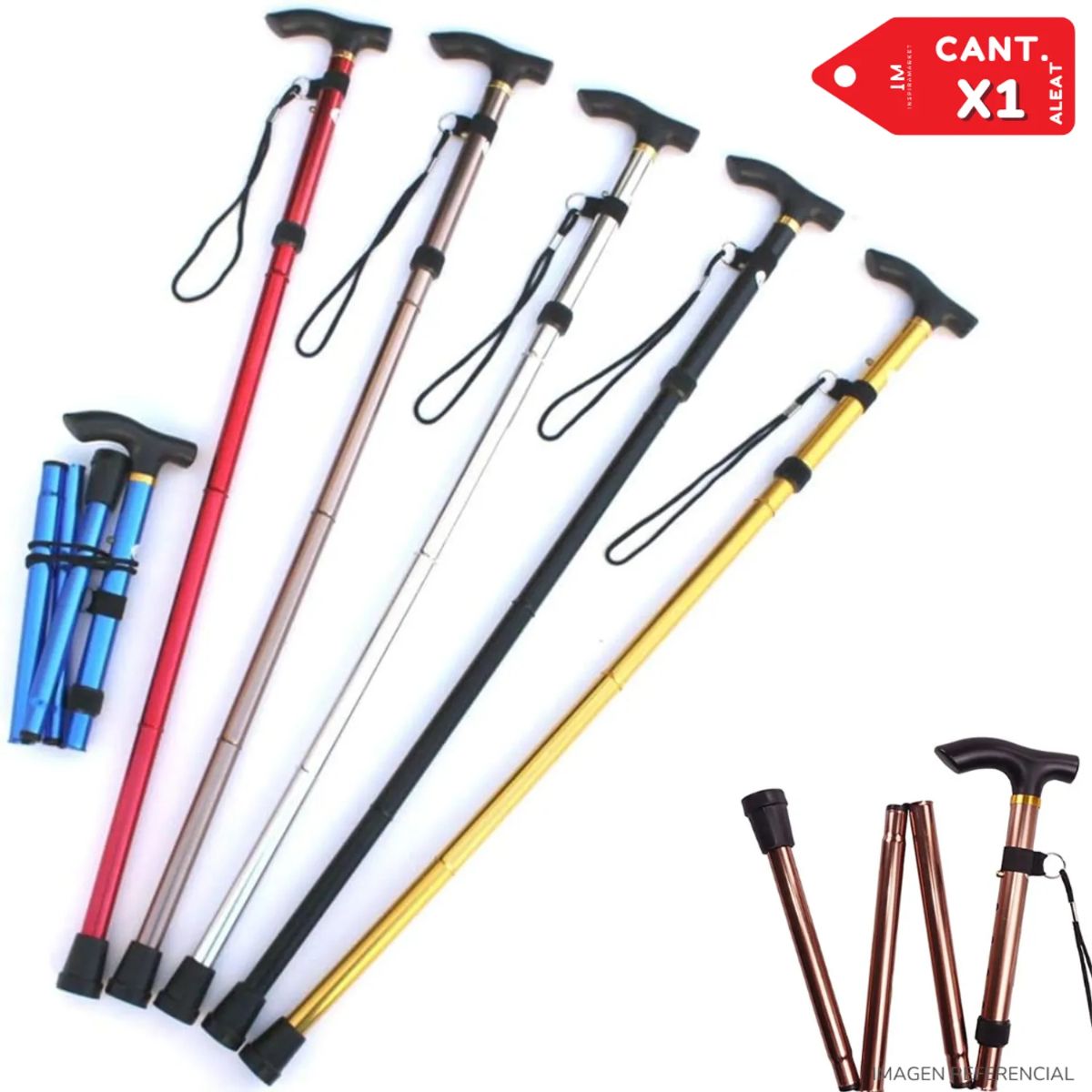 GENERICO - Baston plegable extensible