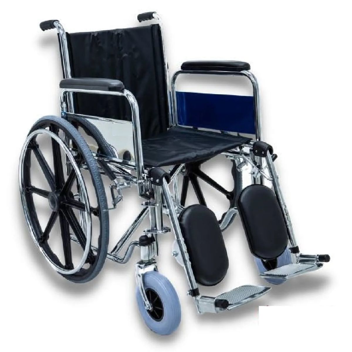 OEM - Silla de Ruedas Traumatológica Cromada Aros Pvc Importada