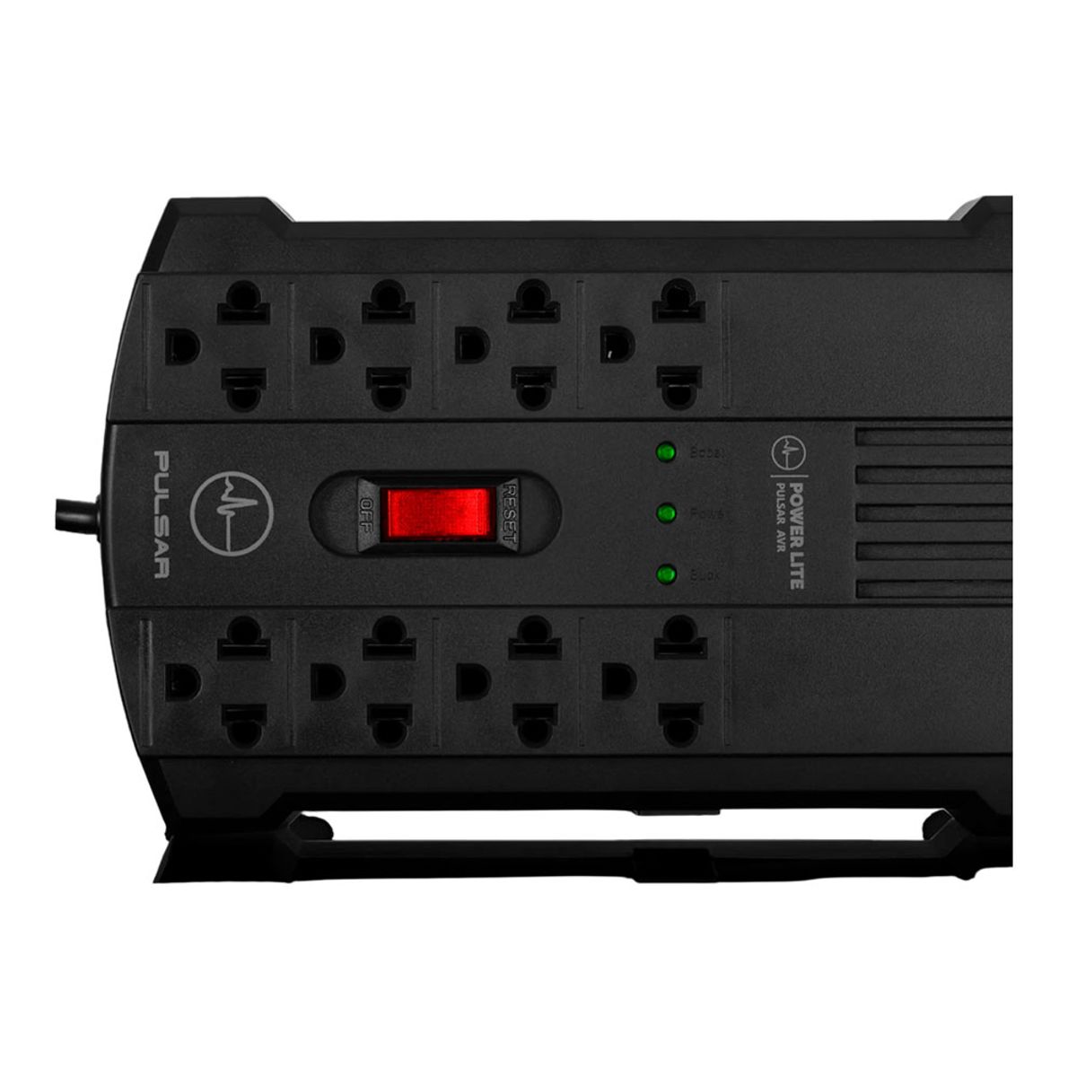 POWER LITE - PULSAR AVR PLI1200 1200VA600W 8SALIDAS 4AVR+4PROTECT POWER LITE