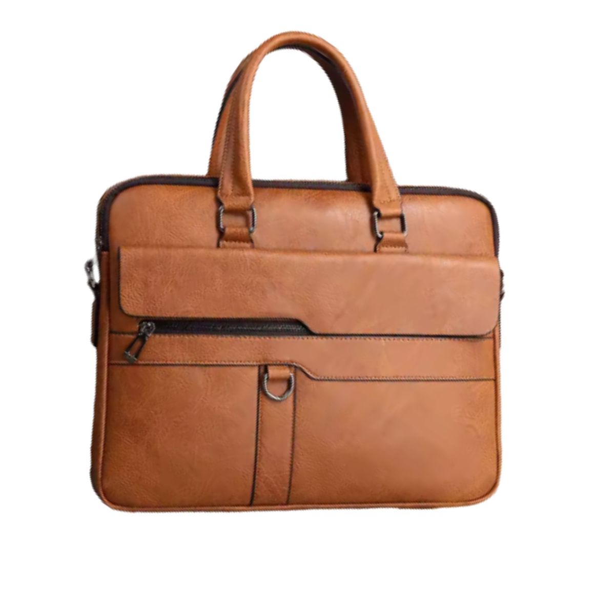 GENERICO - Maletin de cuero PU  varios compartimientos.