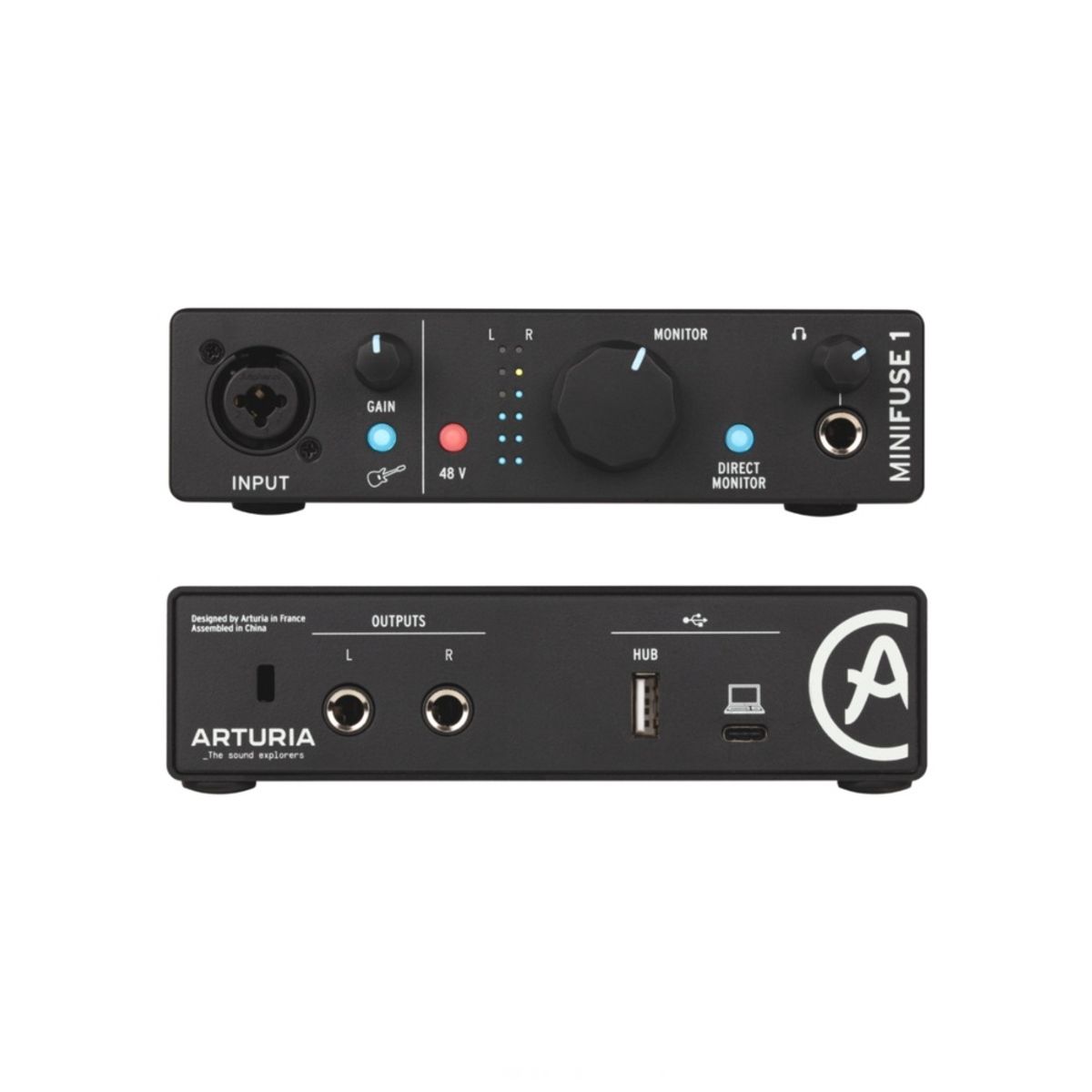 ARTURIA - Minifuse 1 Black Arturia - Interfaz de audio USB-C