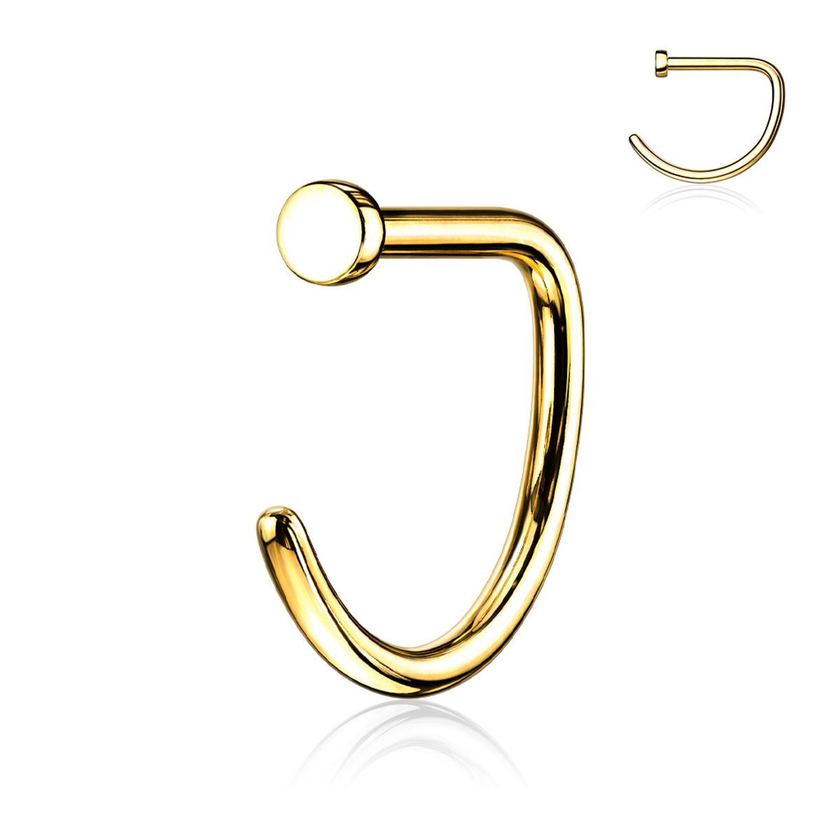 ADR JOYERIA CORPORAL - Piercing Nariz Argolla G Ring Titanio ADR Joyería Corporal