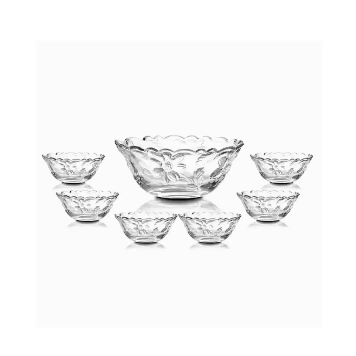 GENERICO - SET DE COPAS DE POSTRES X 6 UNIDADES 1 BOWL PREMIUM