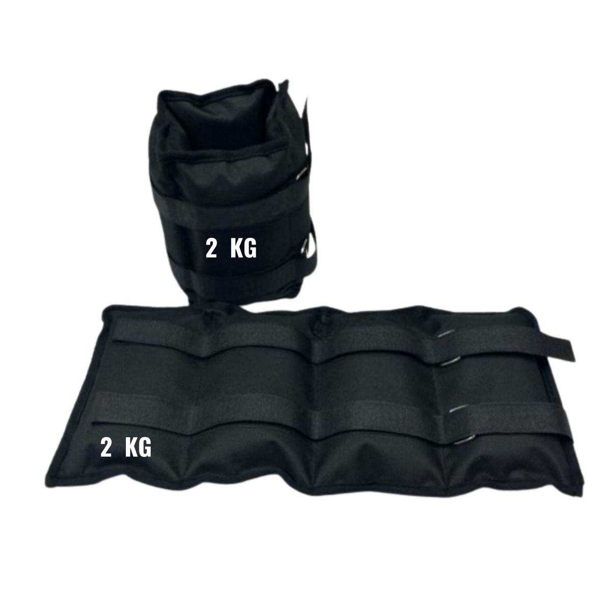 GENERICO - Tobillera Muñequera con Peso - Fuerza Terapia 2 kg - Par