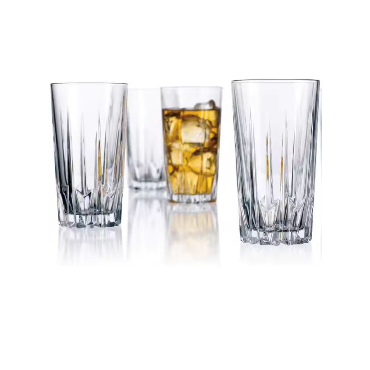 GENERICO - SET DE VASOS DE VIDRIO X 6 UNIDADES