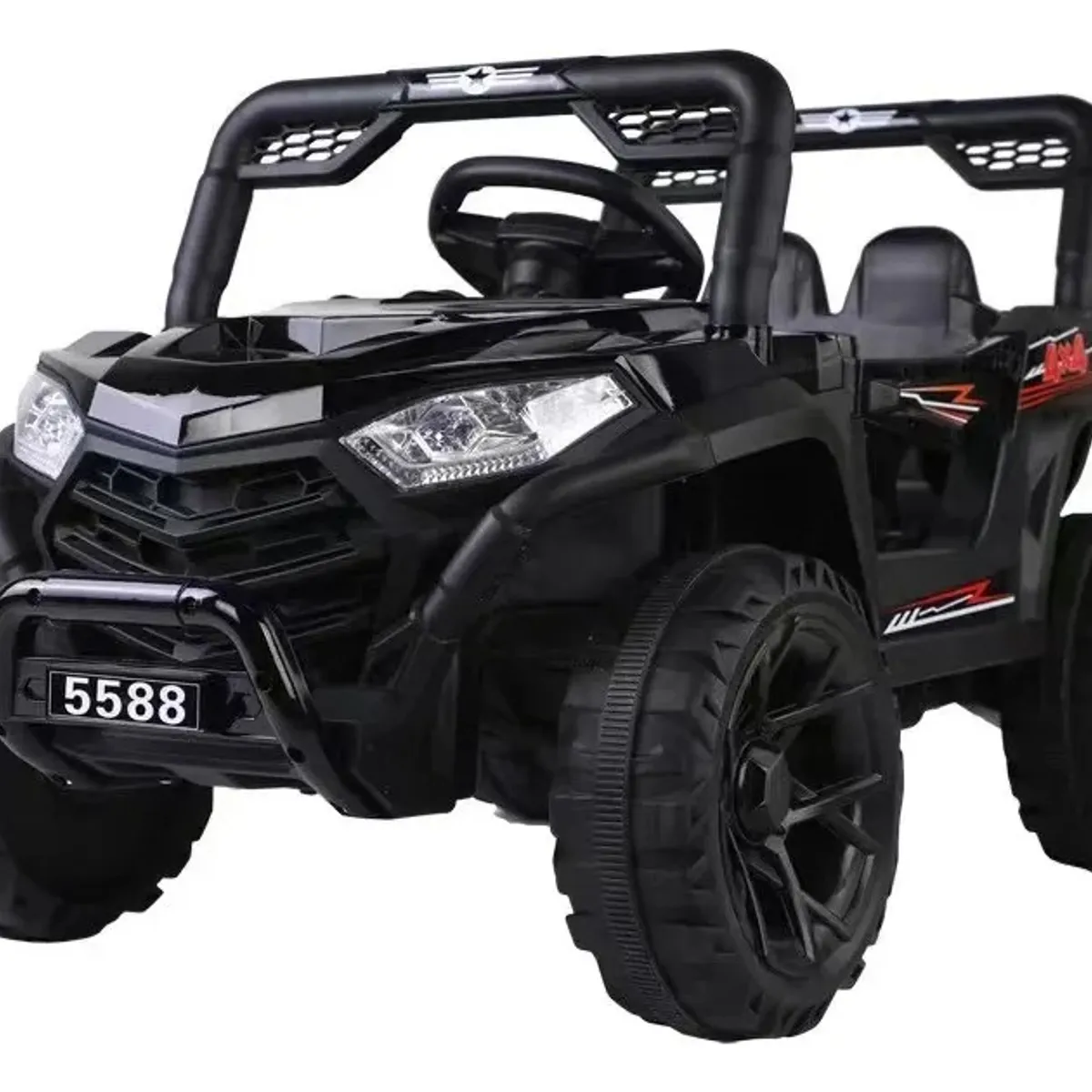 TOYUN TOYUN - Auto Electrico 4x4 Negro con Control Remoto