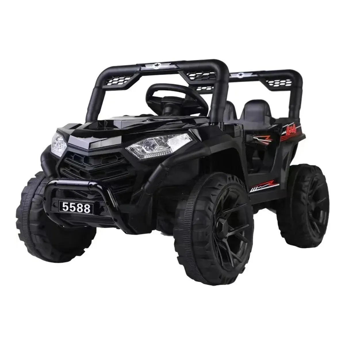 TOYUN TOYUN - Auto Electrico 4x4 Negro con Control Remoto