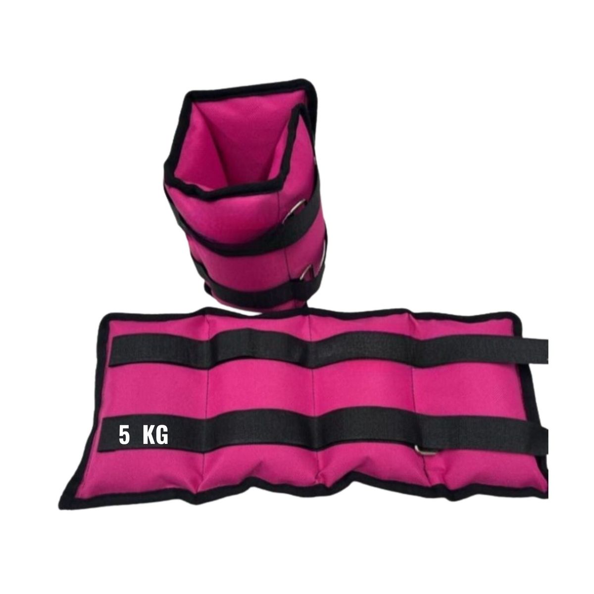 GENERICO - Tobillera Muñequera con Peso - Fuerza Terapia 5 kg - Par