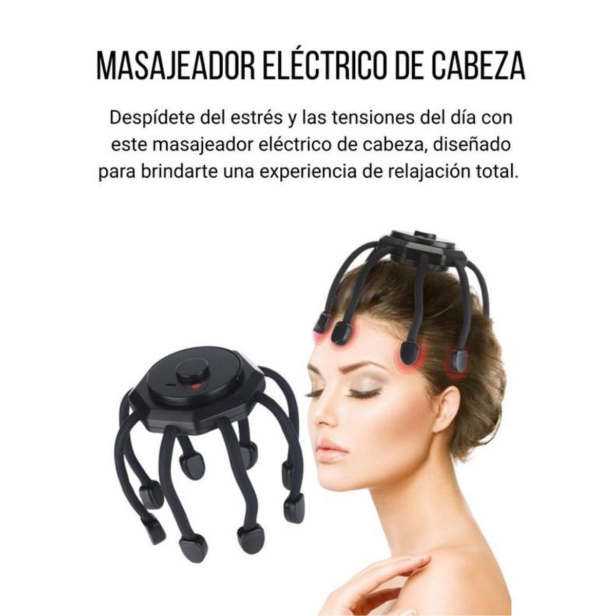 OEM - Masajeador Eléctrico Recargable Para Cabeza y Cuero Cabelludo