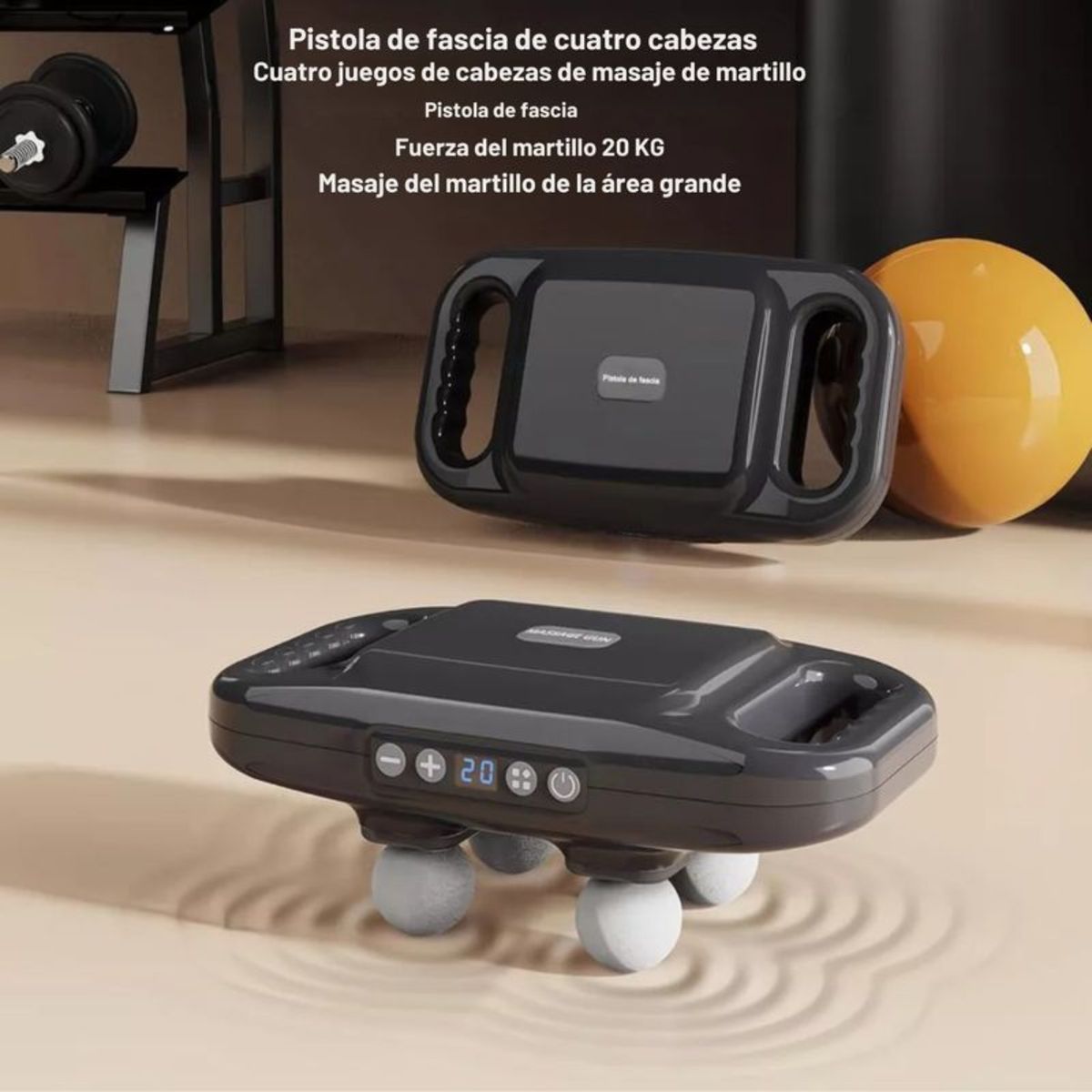 OEM - Masajeador Muscular Corporal de 4 Cabezales