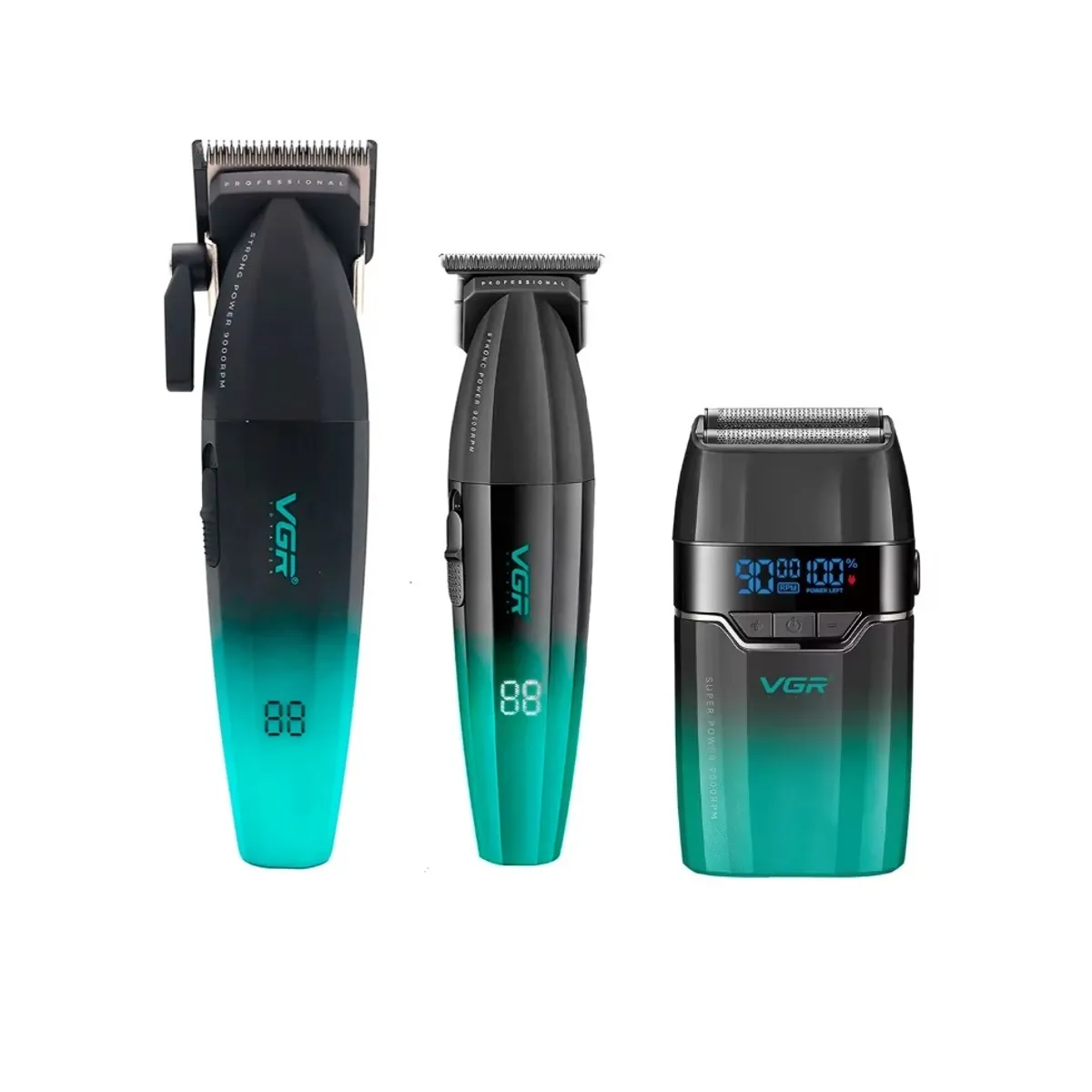PREMIUM - Máquina Barbería Clipper Trimmer Shaver VGR003 VGR906 VGR308