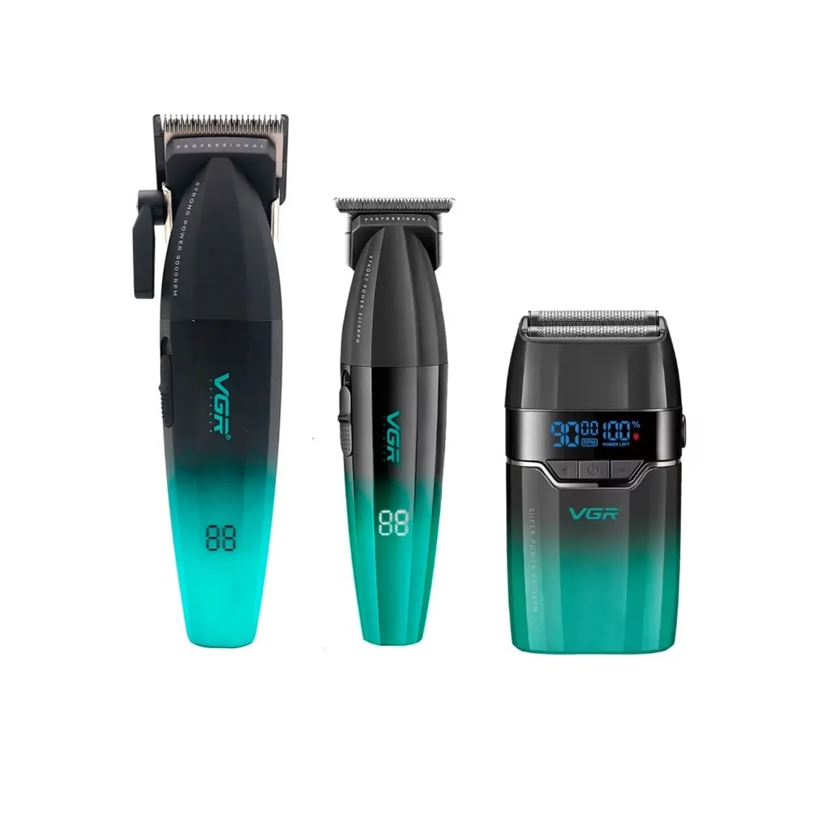 PREMIUM - Máquina Barbería Clipper Trimmer Shaver VGR003 VGR906 VGR308