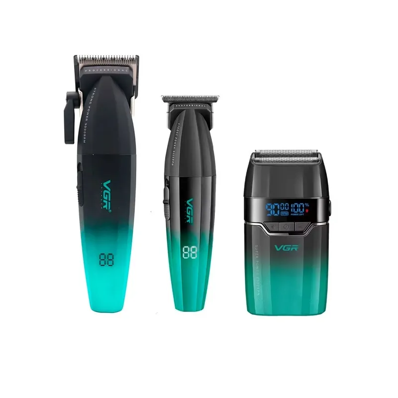 PREMIUM - Máquina Barbería Clipper Trimmer Shaver VGR003 VGR906 VGR308