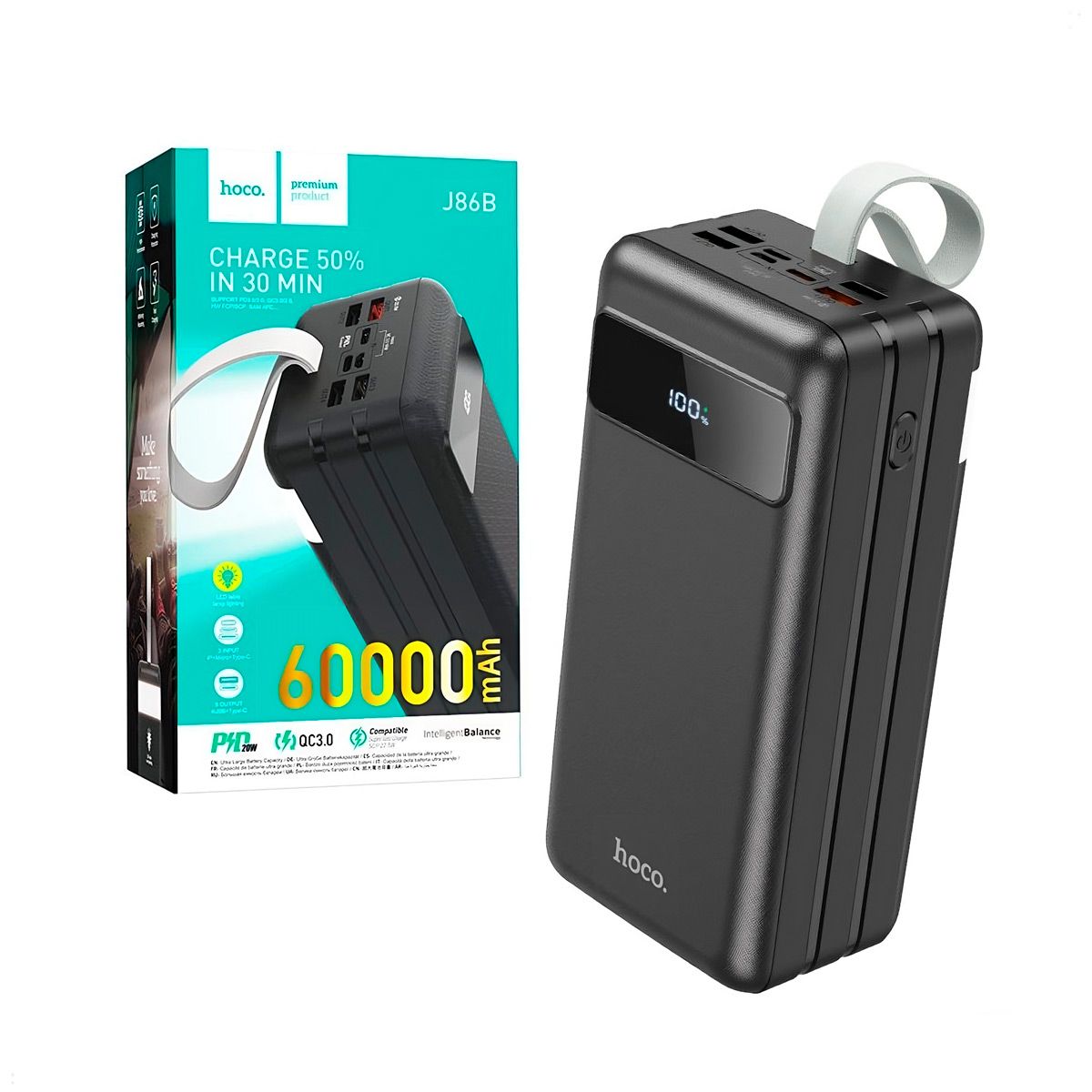 HOCO - Power Bank Hoco J86b 60000mah 225w Carga Rapida