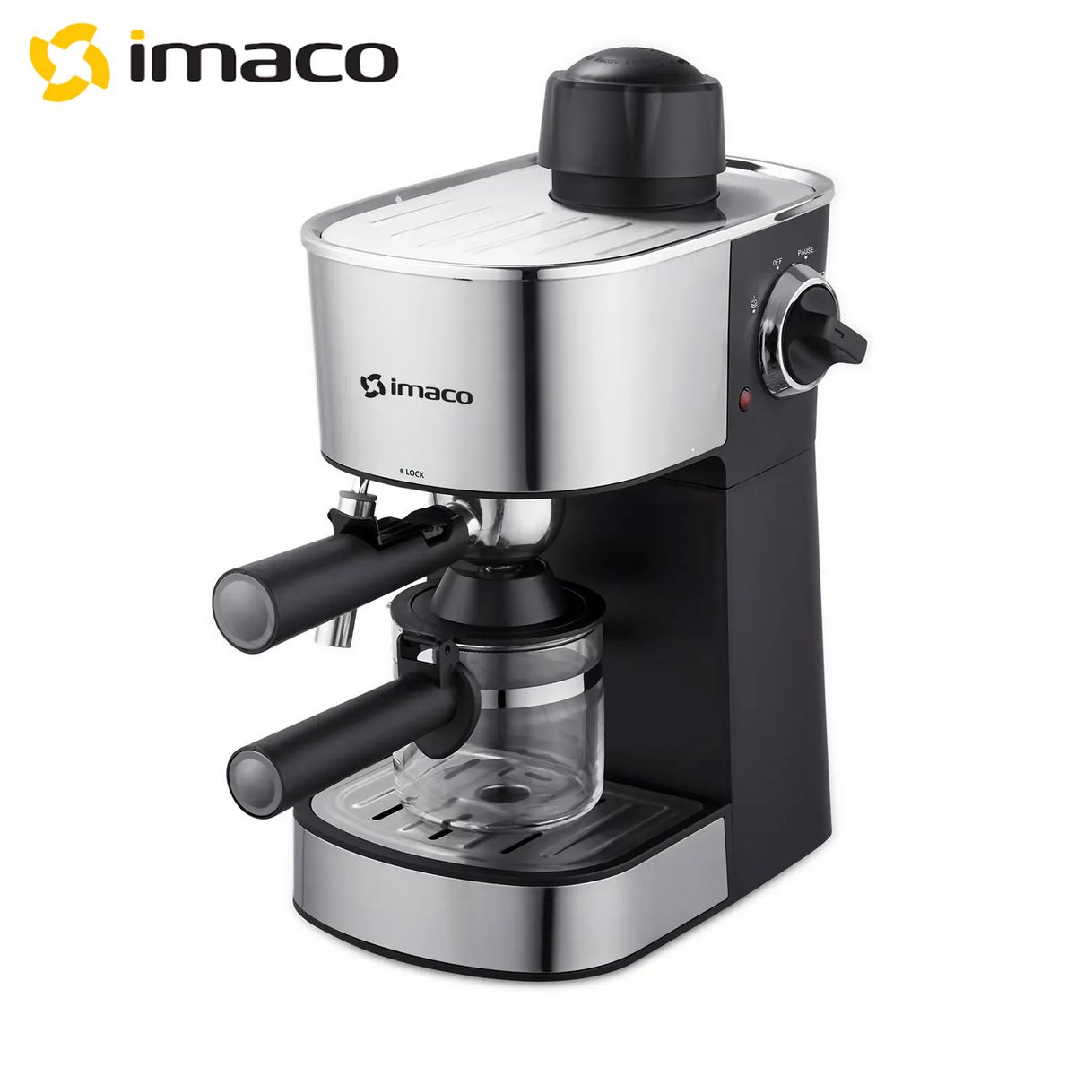 IMACO - Cafetera Espresso – 4 Tazas 3.5 BAR Imaco IECM3503