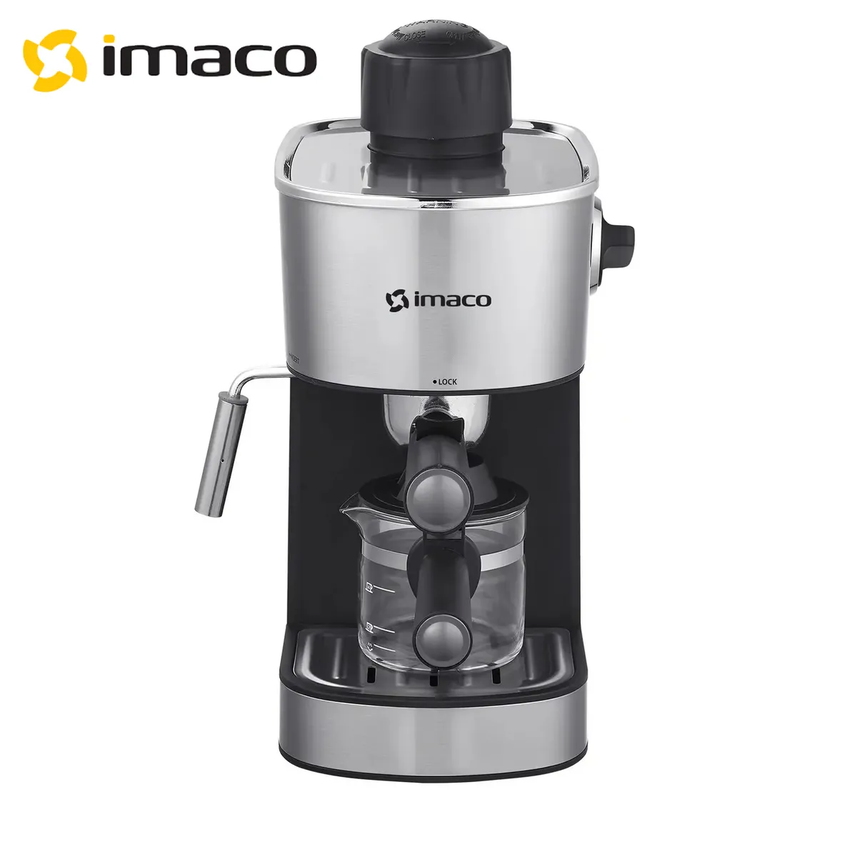 IMACO - Cafetera Espresso – 4 Tazas 3.5 BAR Imaco IECM3503
