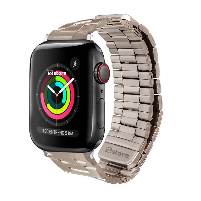 GENERICO - Correa de Metal Para Apple Watch 38-40-41mm Serie 1-9 Starlight
