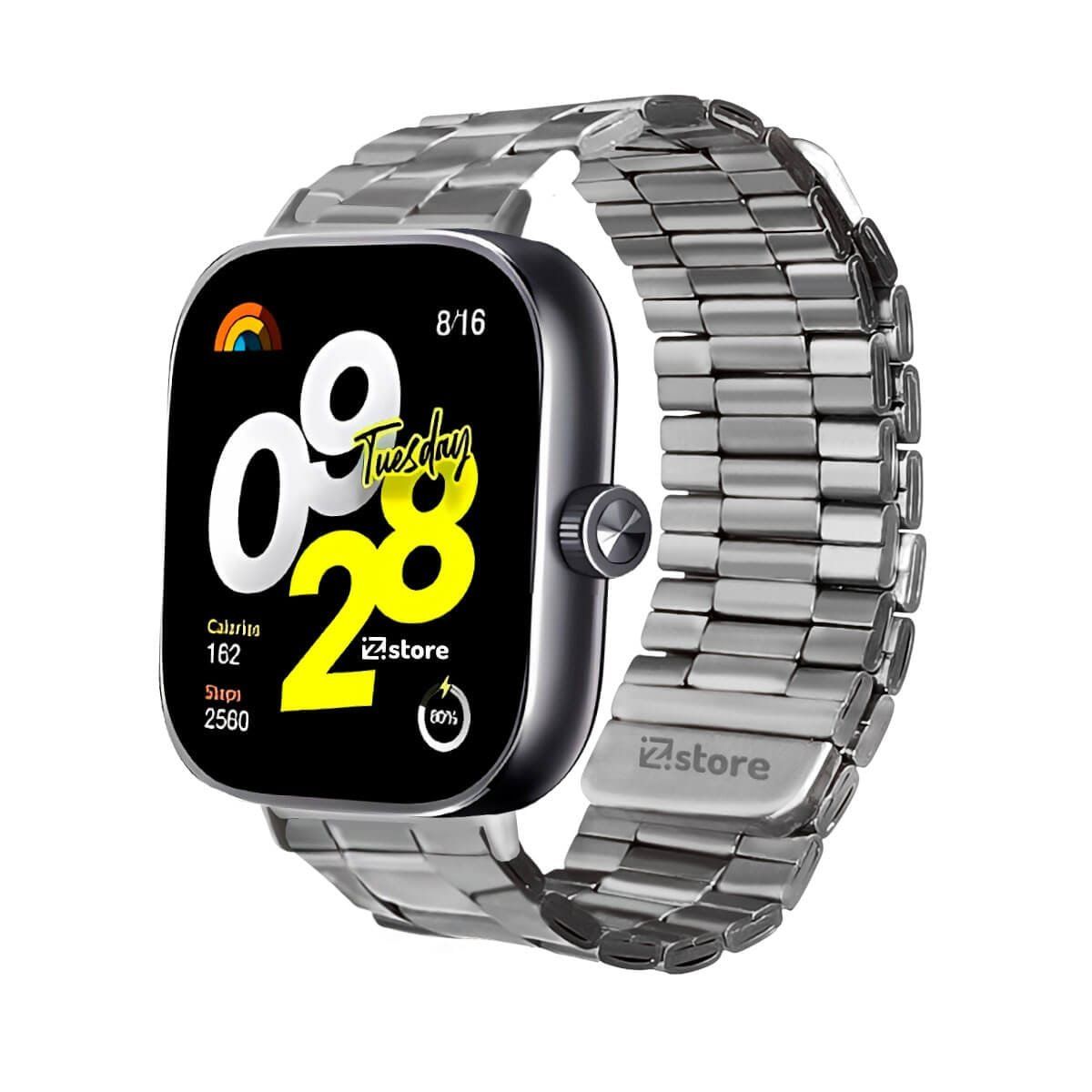 GENERICO - Correa de Metal Para Redmi Watch 4 Silver