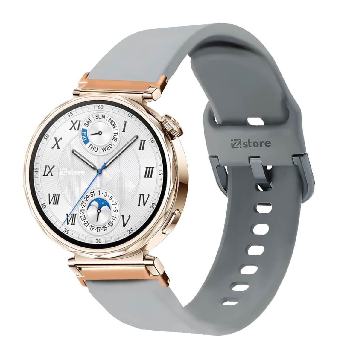 GENERICO - Correa Para Huawei Watch GT5 41mm Gold Rose Gris