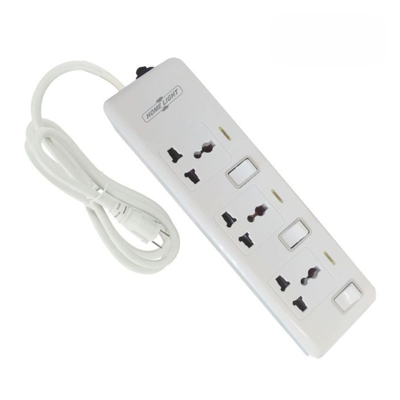 HOME LIGHT - Supresor de pico 3 tomas 3 m 18 AWG Luxury Home Light