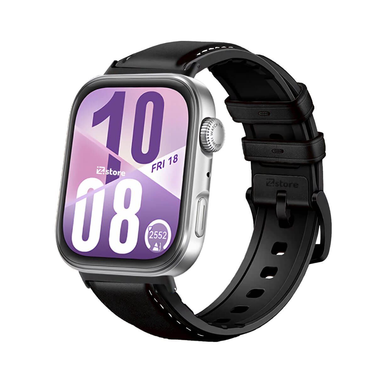 GENERICO - Correa de Cuero Para Huawei Watch Fit 4 Black Negro