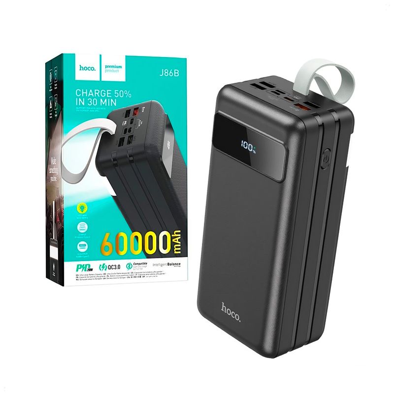 HOCO - Power Bank Hoco J86b 60000mah 225w Carga Rapida