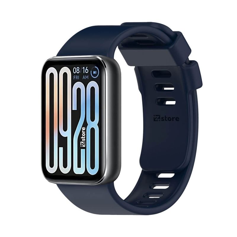 GENERICO - Correa Silicona Para Xiaomi SmartBand 9 Pro Azul Oscuro